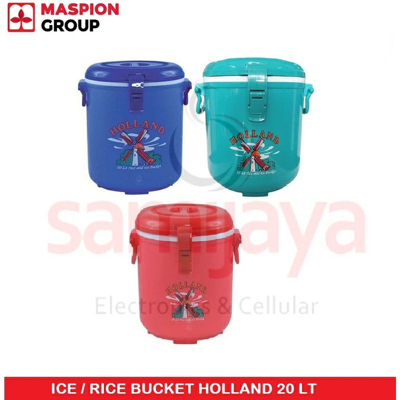 [ ⭐FREE ONGKIR⭐] Rice Bucket Maspion Holland 15/20lt termos es nasi asli ori