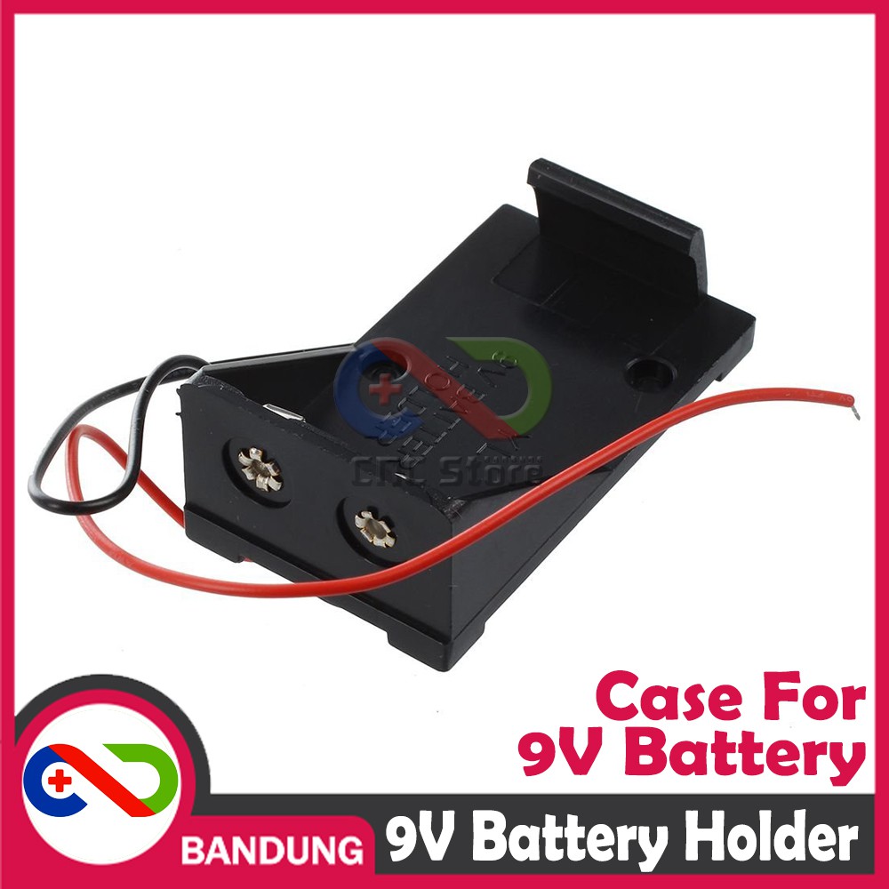 TEMPAT CASE BATERAI HOLDER 9V SOCKET BATERAI 9V BATTERY BOX 9V