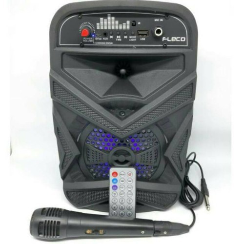 Speaker Bluetooth Sound Bluetooth Speaker Aktif Fleco Speaker Bluetooth Fleco F 6606 bonus mic 1pcs