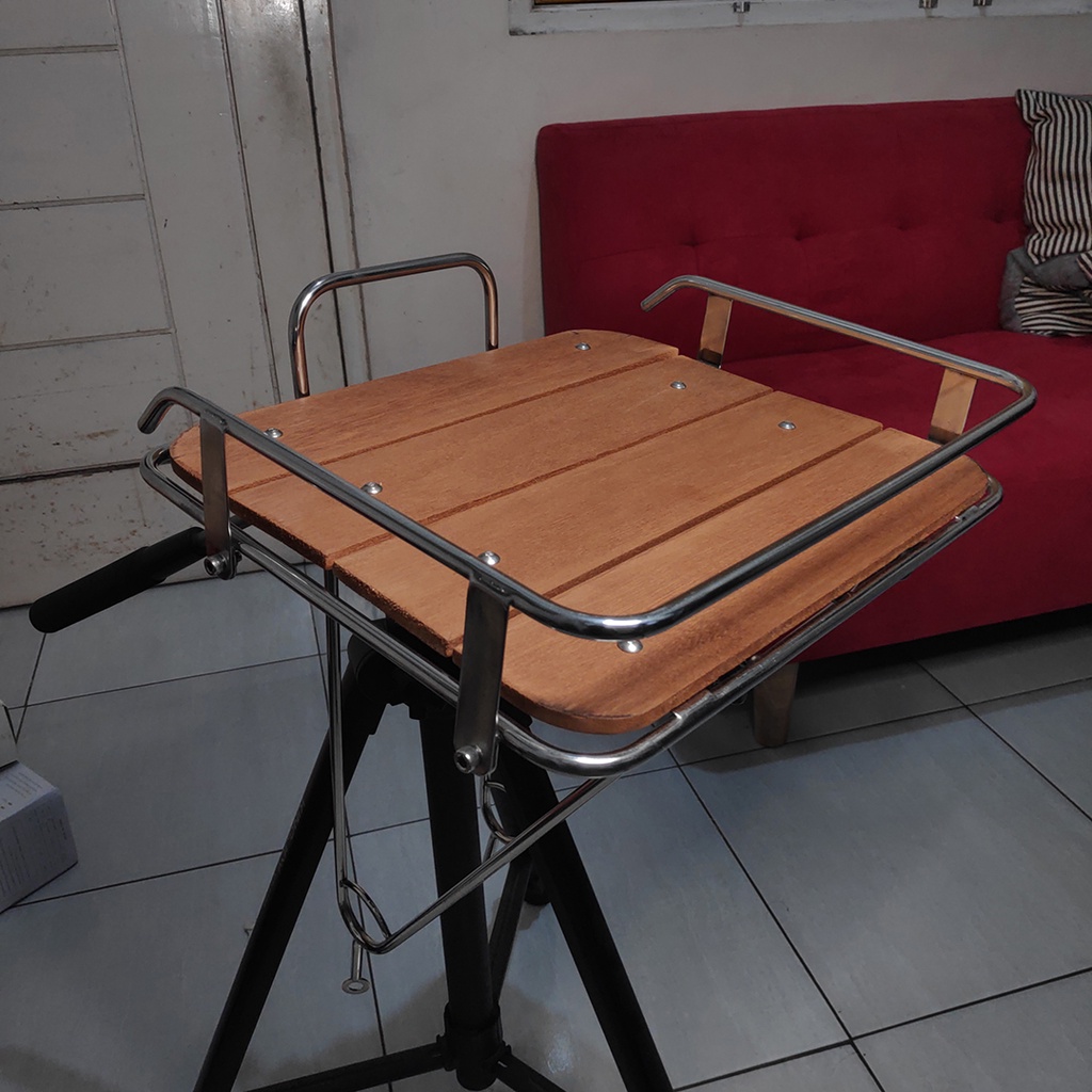 Keranjang Depan Stainless Steel - Rak Sepeda