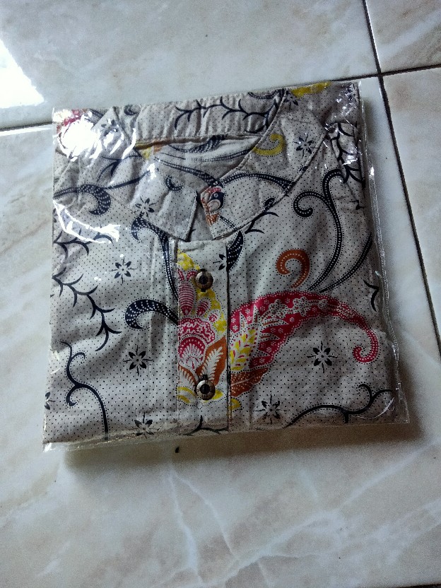 Gamis Batik Ekslusif Motif Kenari