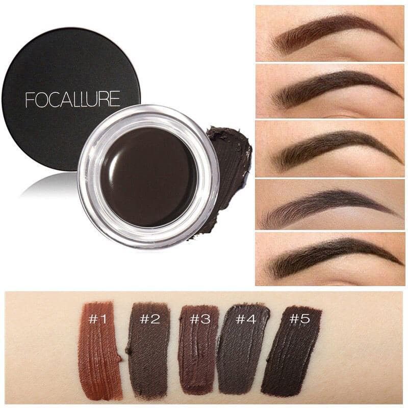 FOCALLURE Eyebrow Cream Gel waterproof Pensil Alis-kosmetik Mata