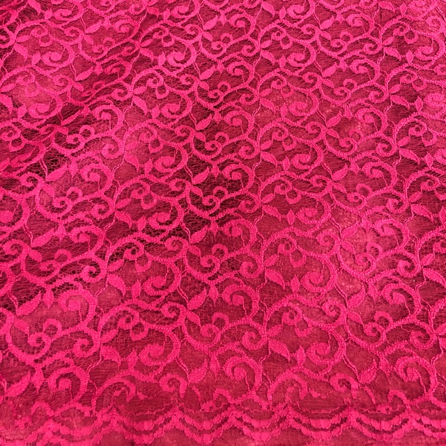 Kain broklat motif rumput laut warna merah Maroon