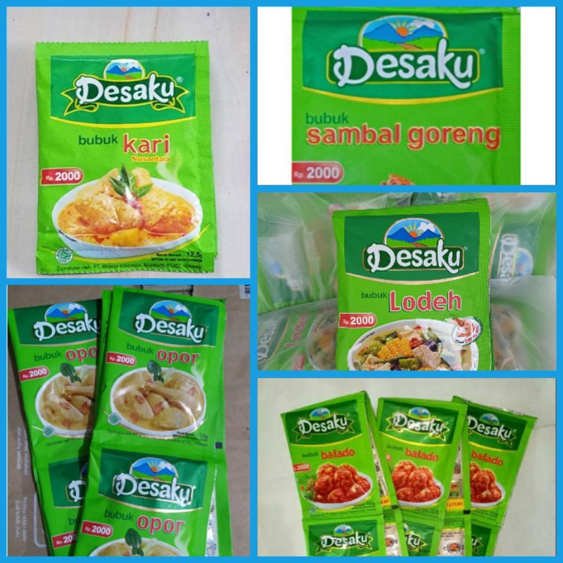 

Bumbu Desaku Ecer Kari Opor Lodeh Balado Sambal Goreng Balado Ecer