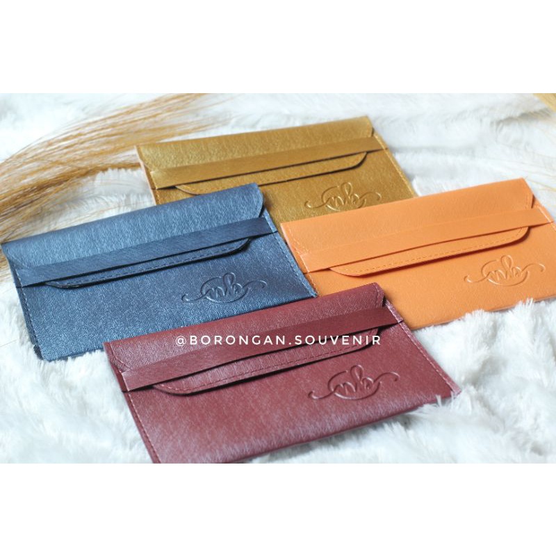 SOUVENIR PERNIKAHAN ENVELOPE SLIP METALIK TEXTURE 20X13CM MINIMAL ORDER 100 PCS