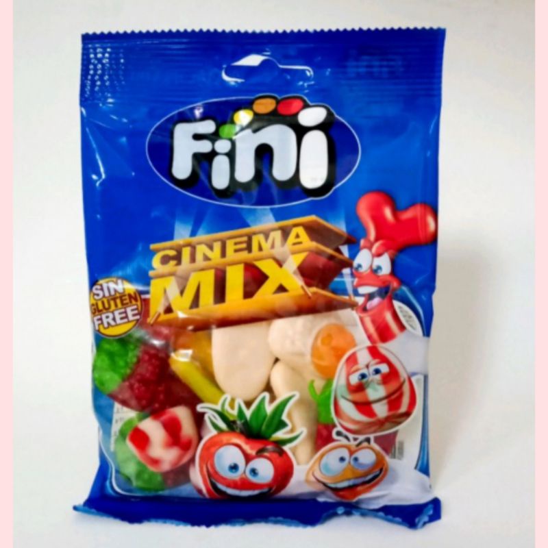 

FINI CINEMA MIX 100GR PERMEN JELLY YG KENYAL, ENAK & CANTIK