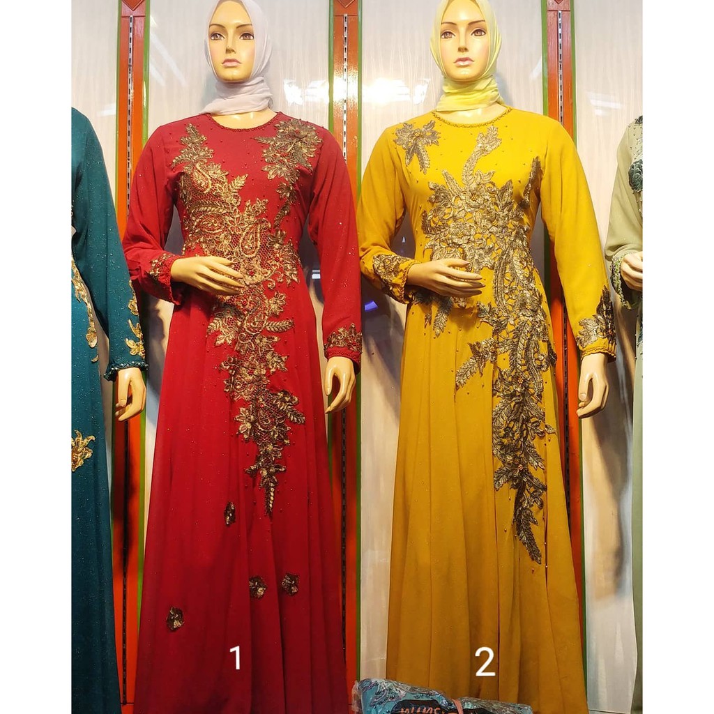 Gamis Pesta Syar'i asdf RR 022920