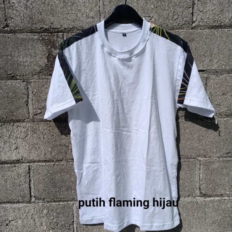 kaos kombinasi flaming size S-5XL