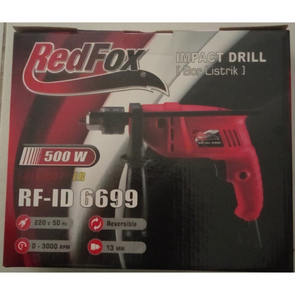 RED FOX RF ID 6699 MESIN BOR 13 MM