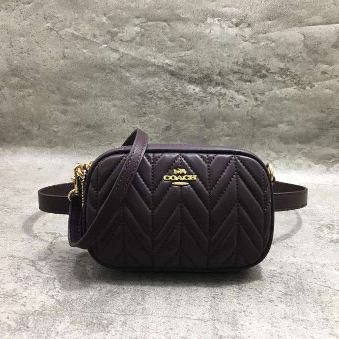 Belt bag coach tas pinggang sling bag tas wanita original