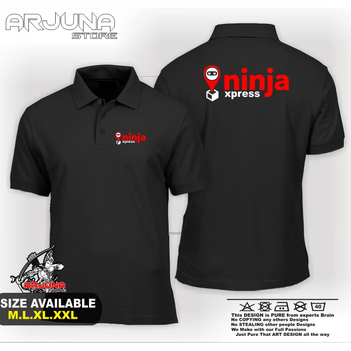 KAOS POLO  Ninja Express Logo Ekspedisi Terbaru