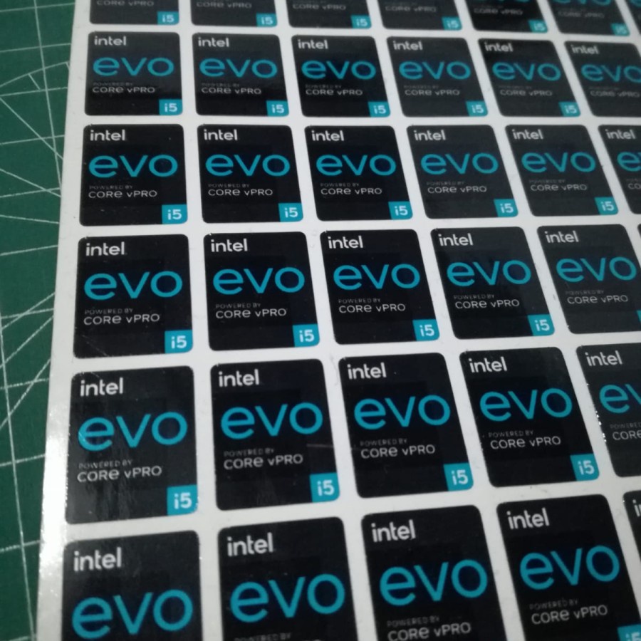 Stiker Intel Core i5 EVO
