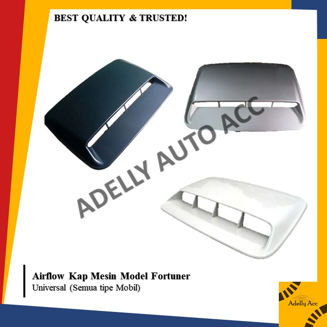 Air Flow / Airflow / Air Scoop Kap Mesin Model Fortuner All Color Universal