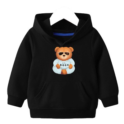 Hoodie Anak Boss Bear Sweater Anak Unisex