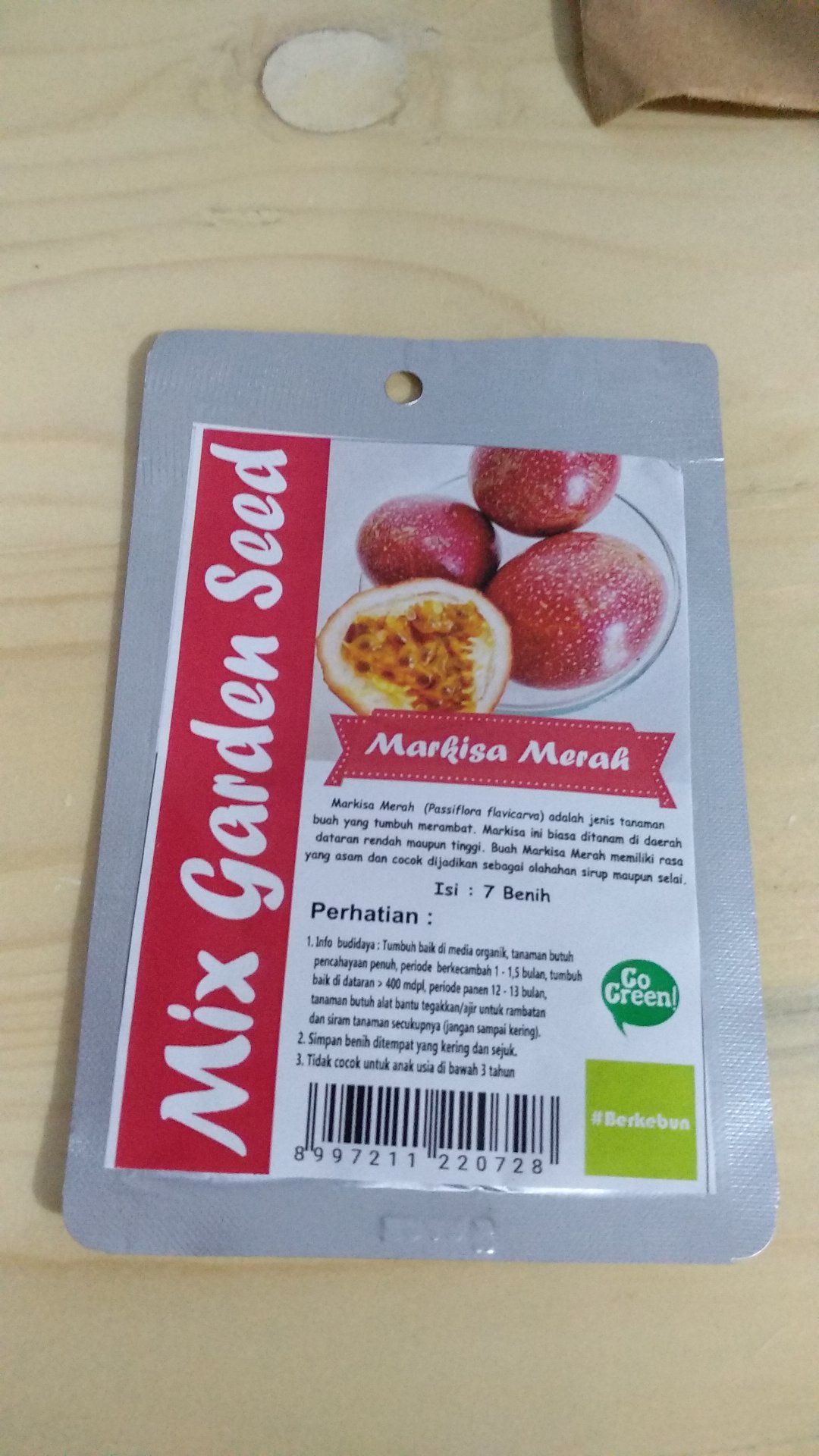 Benih-bibit Markisa Merah (mix Garden)