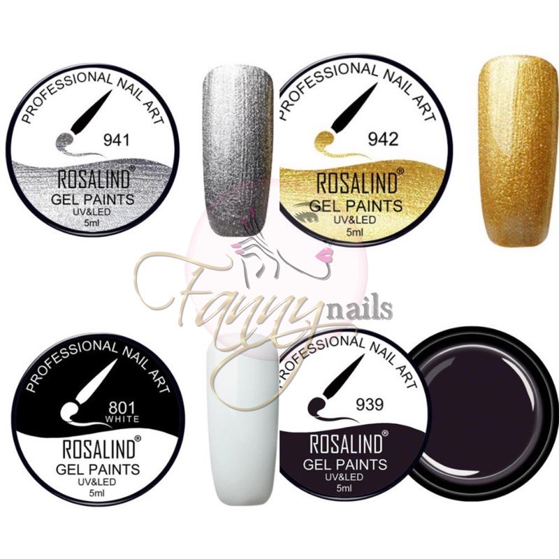 ROSALIND gel paints painting gel liner kutek gel gambar karakter kental pekat