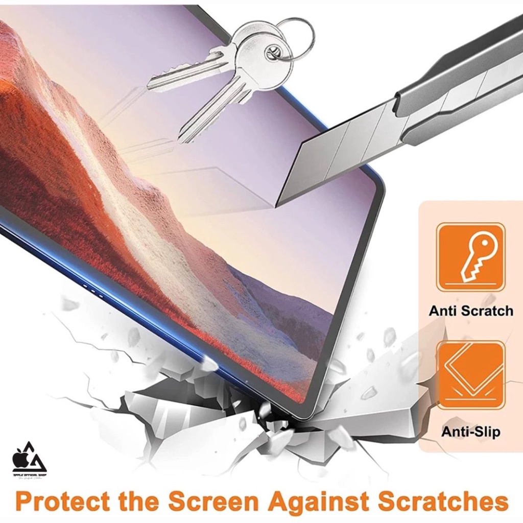 Tempered Glass SAMSUNG TAB S8 ULTRA S8+ S8 Plus S8 Series S7 FE 5G 12.4 S7+ S7 Series Screen Guard Protector GALAXY TAB Anti Gores Kaca iPad Film Nano