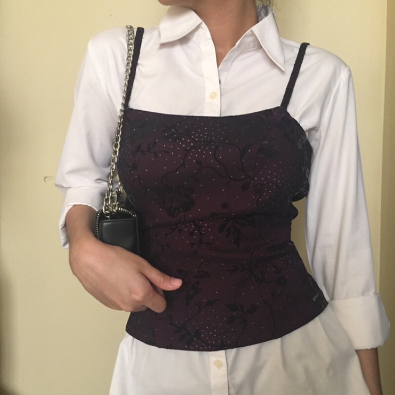 Mindy Velvet corset, korset wanita , bahan bludru velvet, atasan wanita, tanktop wanita, baju haram 