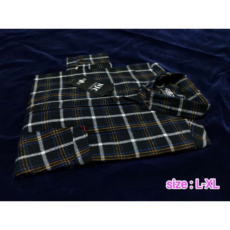 Kemeja Flanel NJC F651 - Lengan Panjang