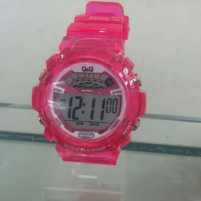 JAM TANGAN ANAK QQ SPORT LADIES RUBBER QQ4534