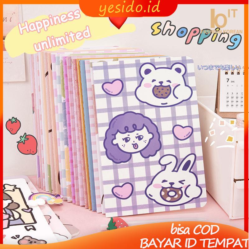 

[COD✨Ready stock]Kreatif A5 Notebook Lucu Alat Tulis Siswa Kantor Notepad-YES
