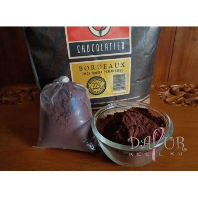 

Tulip Chocolatier Bordeaux Cocoa Pure Kakao Bubuk Coklat Bubuk Repack 100gr