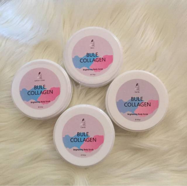 blue collagen body scrub