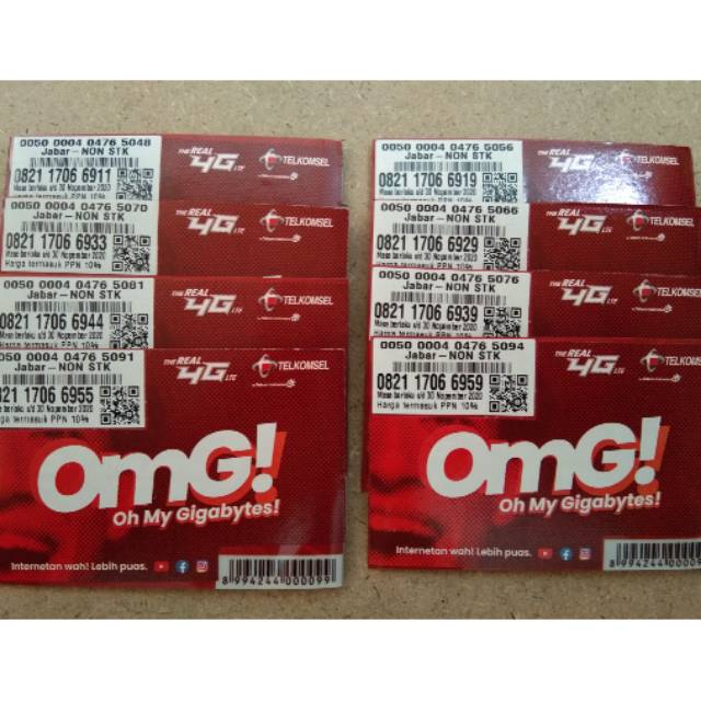 Perdana Telkomsel OMG Cantik 25rb