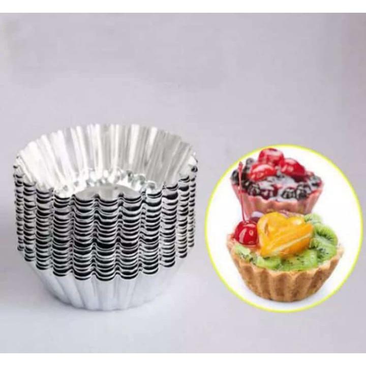 FAVORITELINE - Cetakan Kue Pie Pay Susu - Cetakan Pie Pay Susu Isi 20pcs