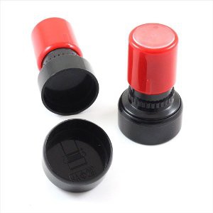 

Gagang Stempel Flash Kilat Warna Ukuran Bulat Diameter 25MM edisi grosir