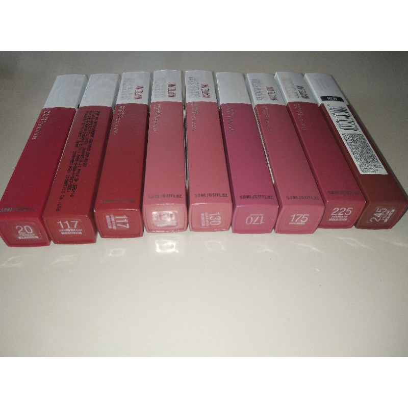 lipcream maybelline super stay matte ink & coffee edition