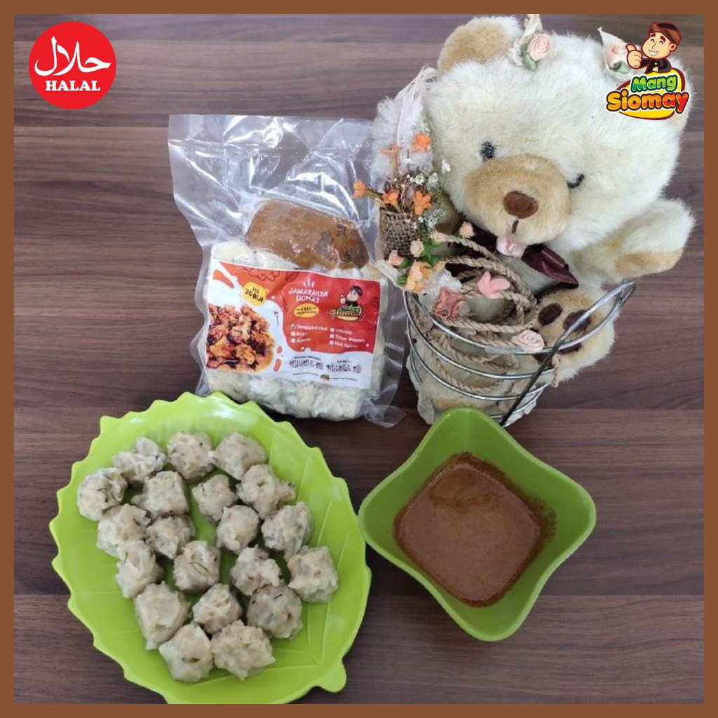 

-849> Mangsiomay Siomay Ikan Tenggiri - Somay Frozen Ikan Beku Bumbu Kacang
