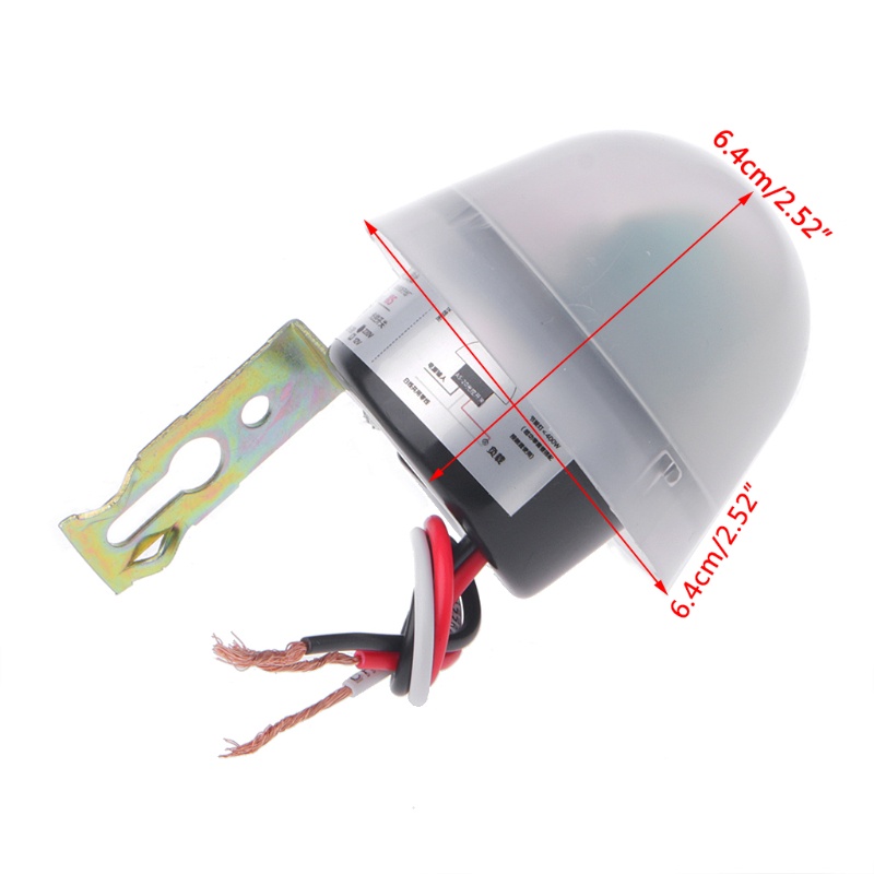 Gro Saklar Lampu Jalan Photocell Otomatis Auto On Off Untuk Sensor DC AC 220V 10A Sw