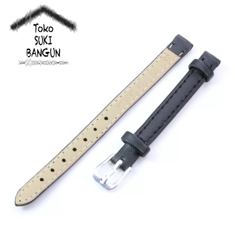 TALI JAM 8mm Leather PLAIN Soft Watch Band Strap