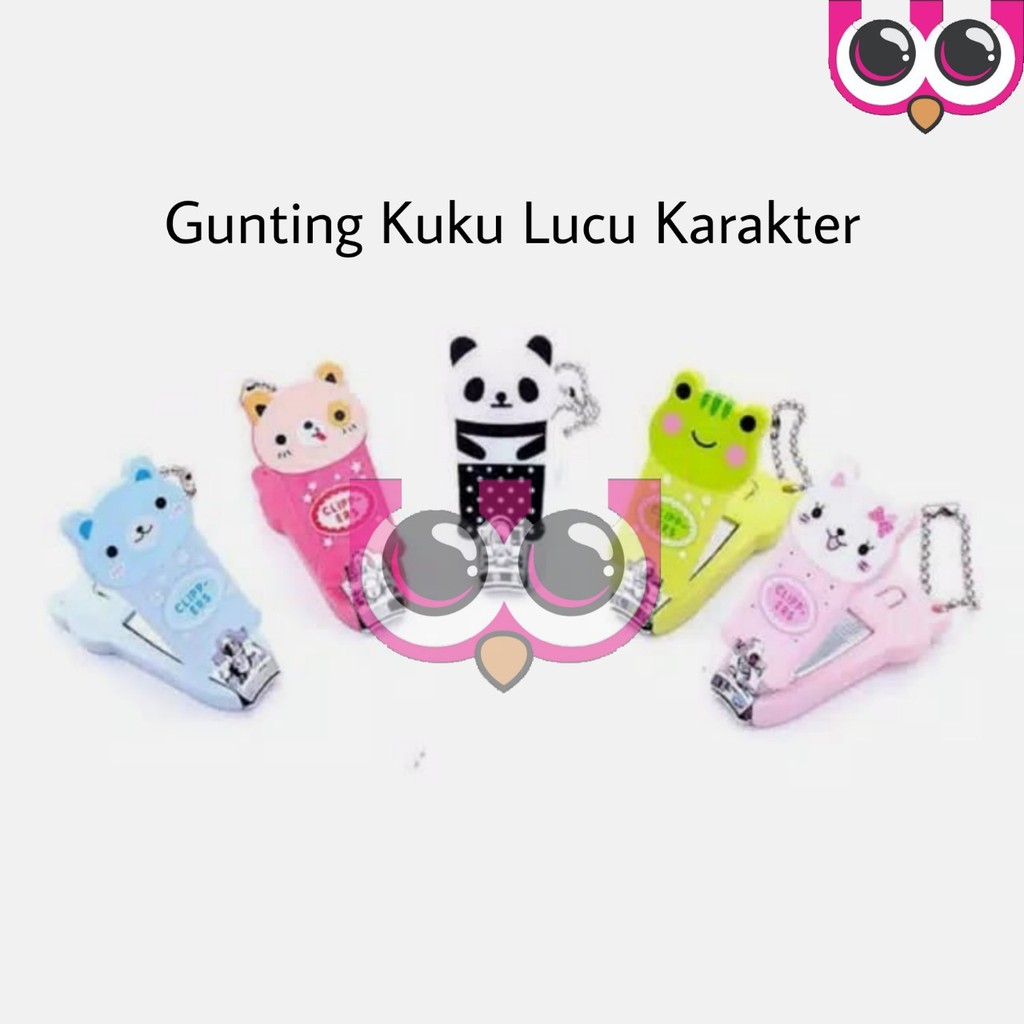 gunting kuku lucu varian random potongan kuku