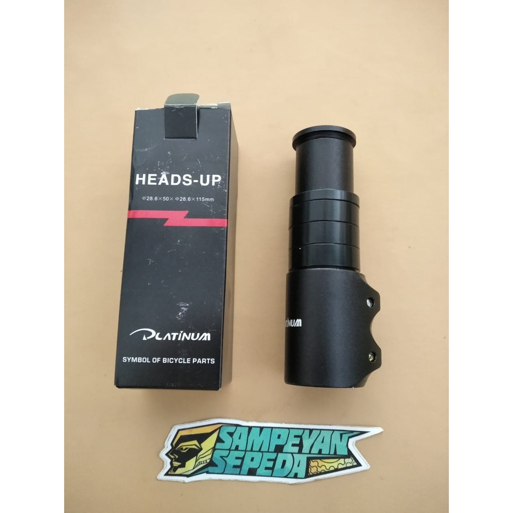 Platinum Adaptor Peninggi Stang Fork Extender Sepeda MTB Federal Oversize OS