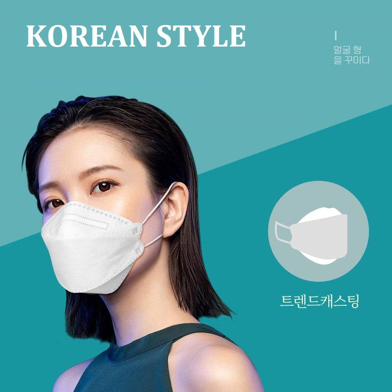 MASKER KF94 Korea isi 10 pcs Disposable mask / MASKER KF94 ISI 10 PCS PUTIH