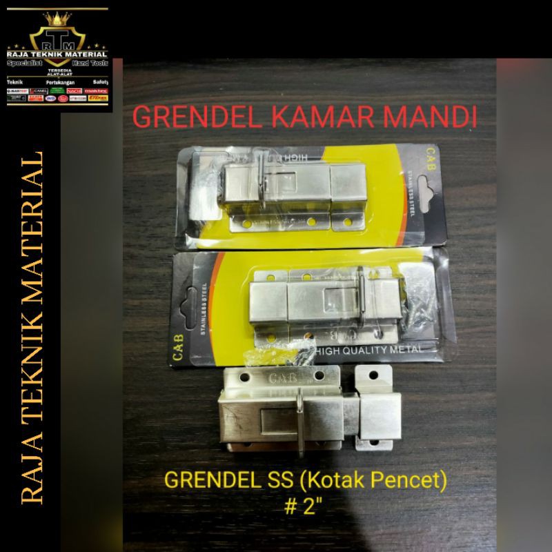 Grendel Pencet Ss / Grendel Wc 2 Perpcs