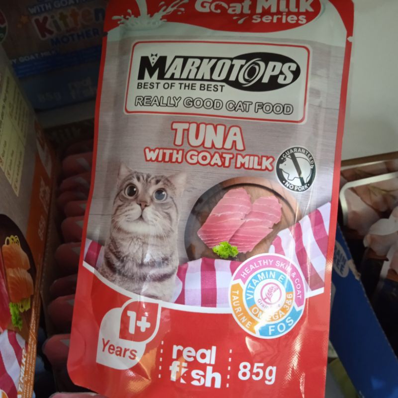 Makanan Kucing Markotop Sachet Tuna Adult 85gr | Markotops Pouch | Wet food