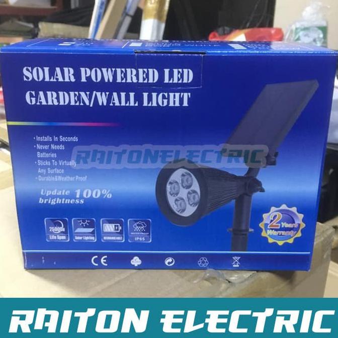 Lampu Sorot Taman Tenaga Surya / Lampu Sorot Solar Cell / Lampu Teras - Kuning