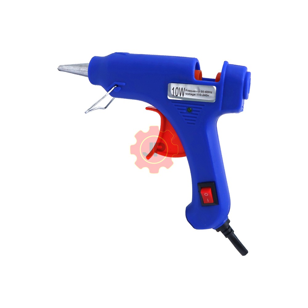 PAKET JP GLUE GUN 10 WATT &amp; LIPPRO REFILL LEM TEMBAK LILIN BAKAR KECIL