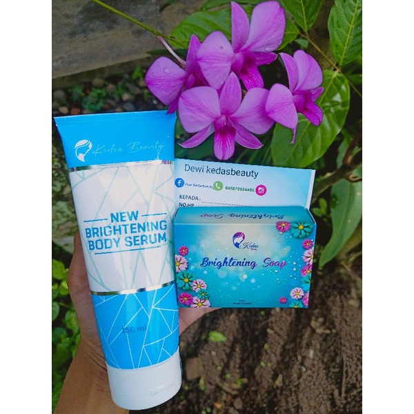body serum dan sabun kedas