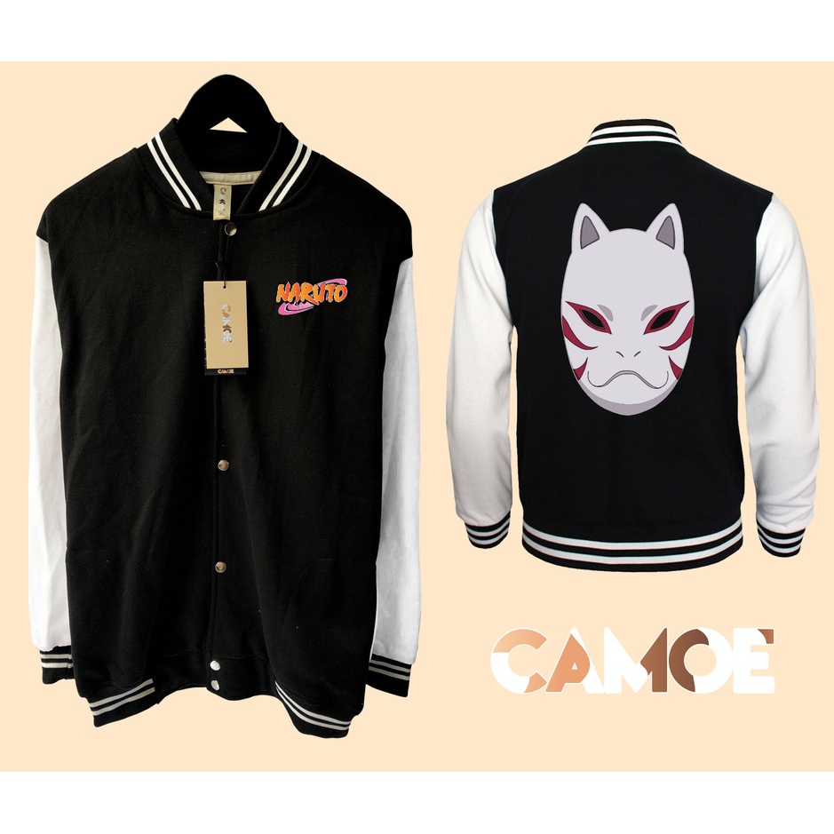 Jaket Baseball Varsity Anime Naruto Anbu Mask