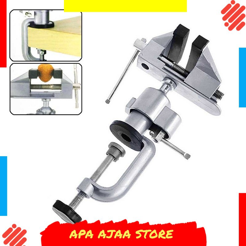 Best Seller ! YTC Mini Clamp Meja Catok Vise Table Kerajinan Seni Perhiasan