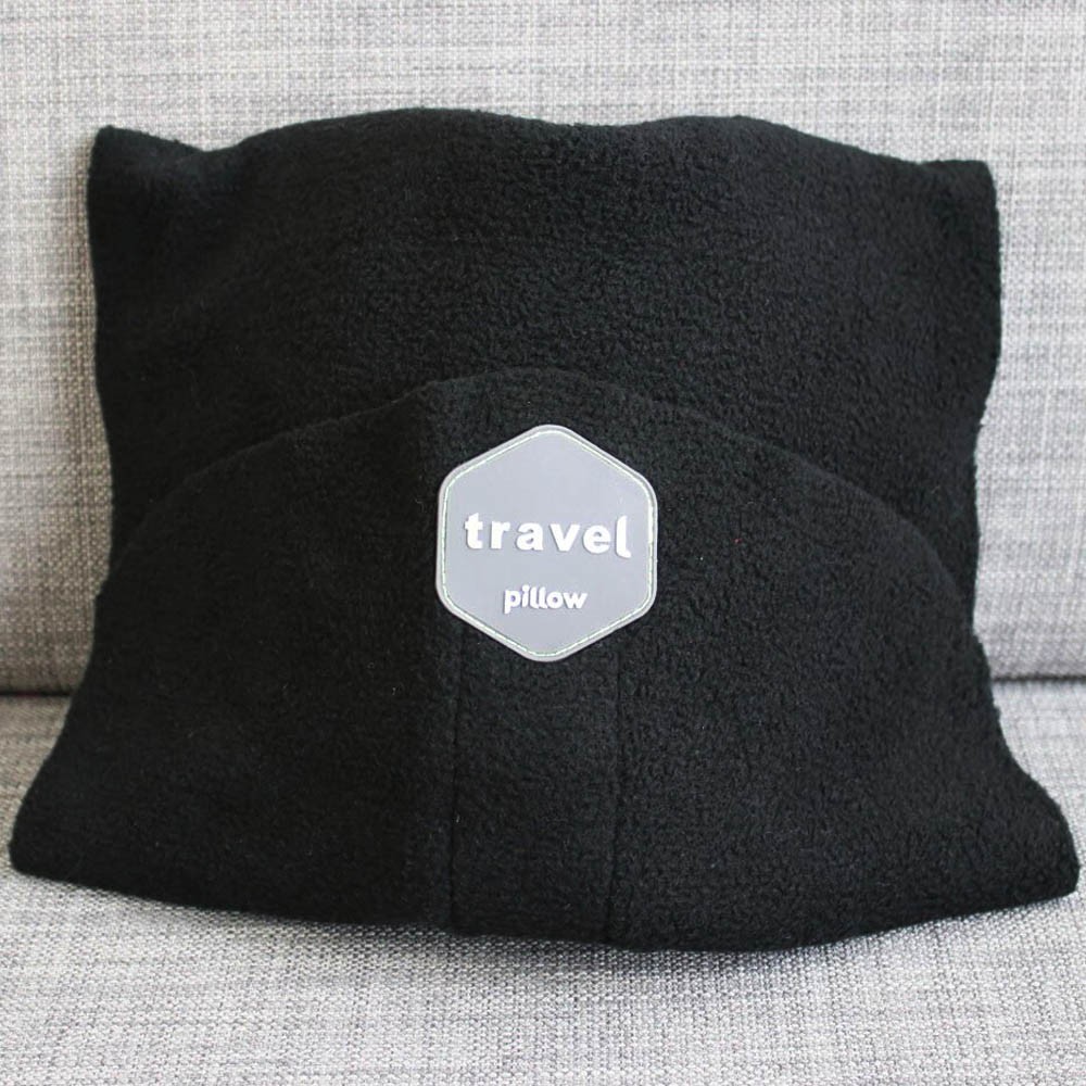 Bantal leher tidur /  travel pillow unik bisa di lipat modern