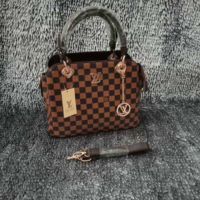 HandBag Lv Mountige Tas Selempang Import