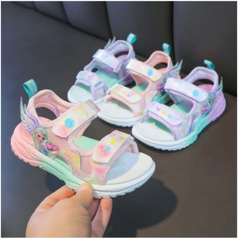 Sendal Sandal Anak Perempuan Frozen Elsa Gunung Karet