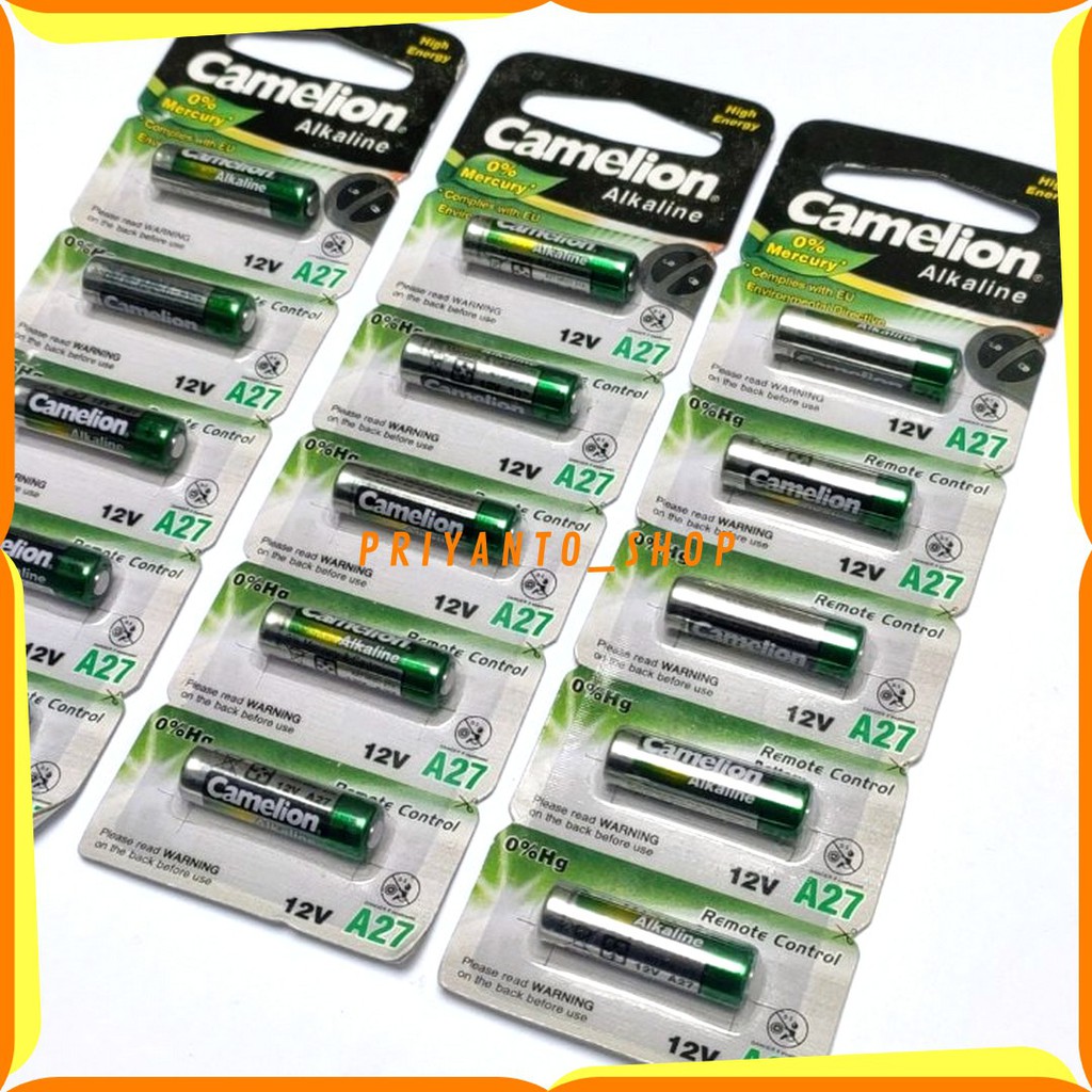 BATTERY BATREI 27A A27 GP27 MN27 ALKALINE ORIGINAL 1 PCS