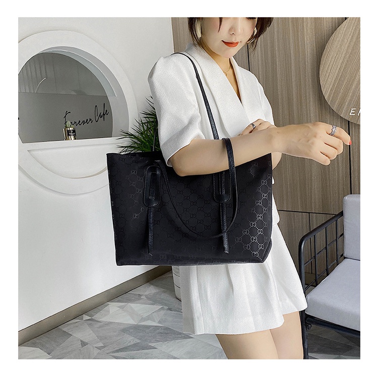 Totebag Wanita Kulit PU Shoulder Bag Korea Import Multifungsi Tas Kuliah Kerja Kekinian T277