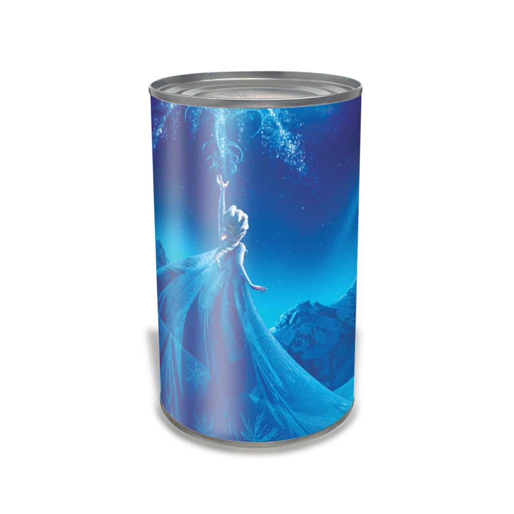 CELENGAN KARAKTER UNIK SOUVENIR KADO / CELENGAN KALENG BUKA TUTUP - FROZEN-FROZ 003